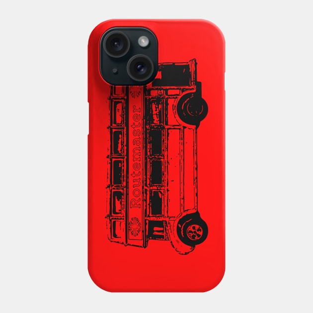 Routemaster London bis Phone Case by TinyPrinters