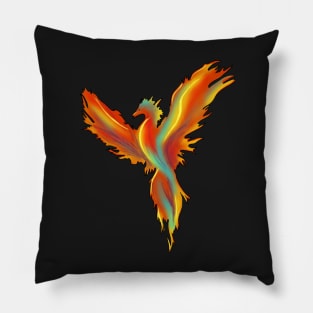 Orange New phoenix Pillow