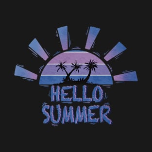 Hello summer happy last day of school teacher student T-Shirt