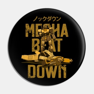 Knockout Mecha Beatdown (Gold Edition) Pin