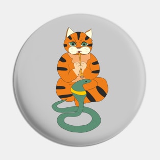 Snake charming Pin