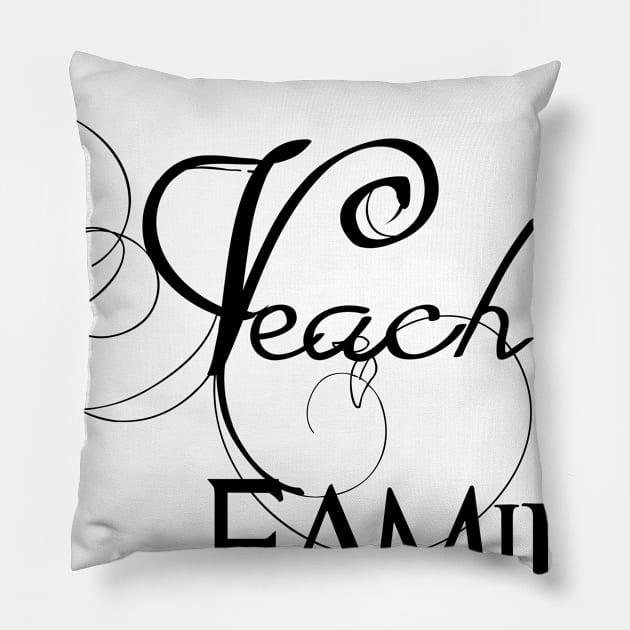 The Veach Family ,Veach Surname Pillow by Francoco