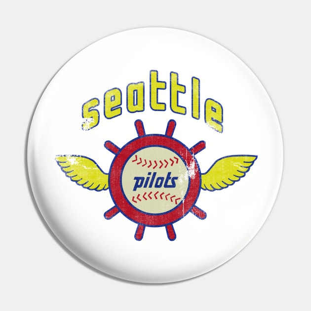 SEATTLE PILOTS BASEBALL VINTAGE Pin by totalty-80s