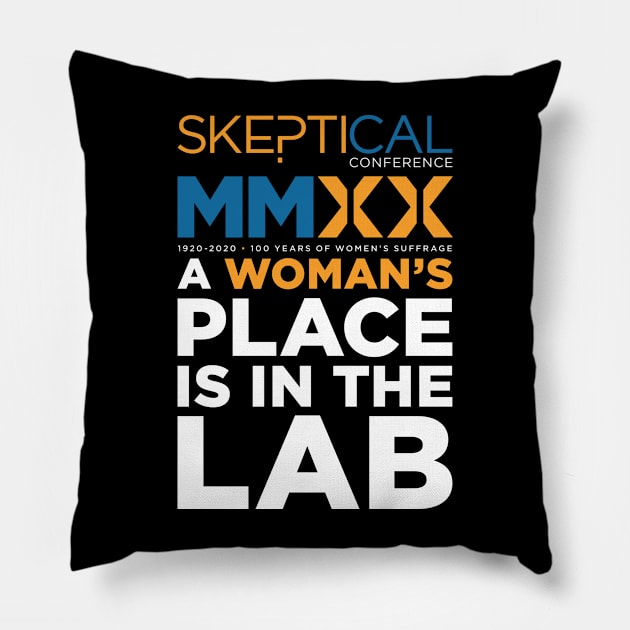 2020 SkeptiCal Conference Design Pillow by SkeptiCal