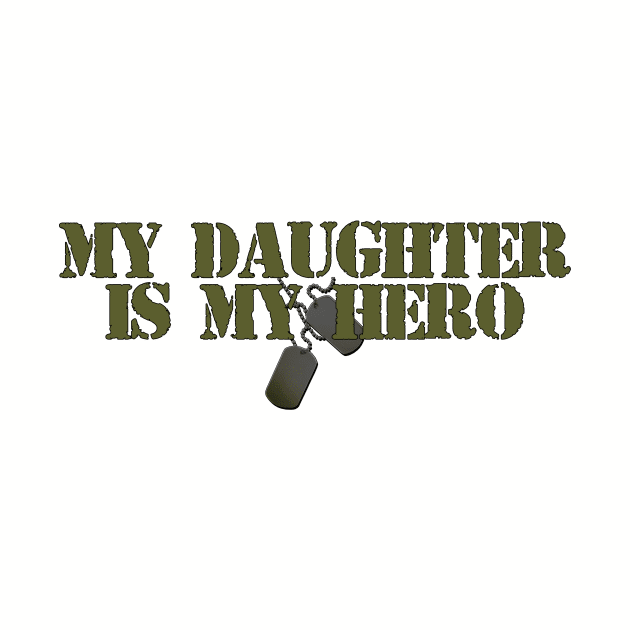 My Daughter is my Hero by MonarchGraphics