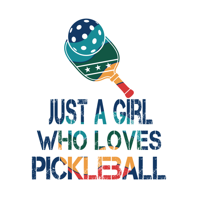 Pickleball women rainbow by Positively Petal Perfect 