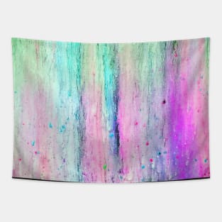 Subtle Striped Multicolor Abstract Tapestry