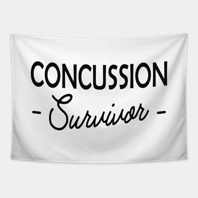Concussion Survivor Tapestry by KC Happy Shop