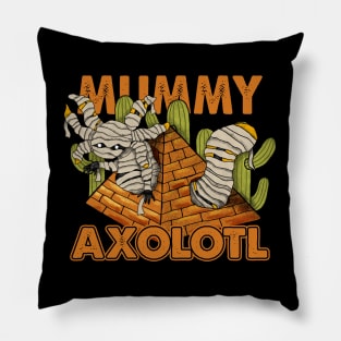 The Mummy Axolotl Pillow