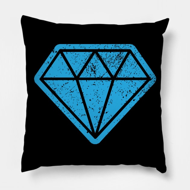 Diamond Mind Pillow by CTShirts