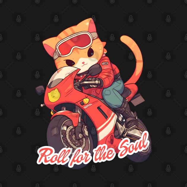 Cool cat riding motorbike by AestheticsArt81