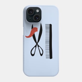 Snip Barber Scissors and Comb Phone Case