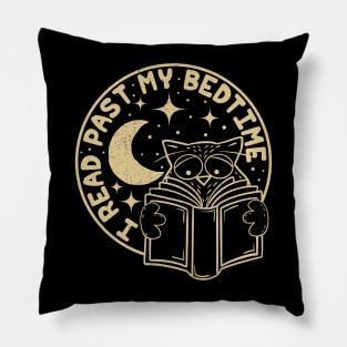 Read past my bedtime Pillow