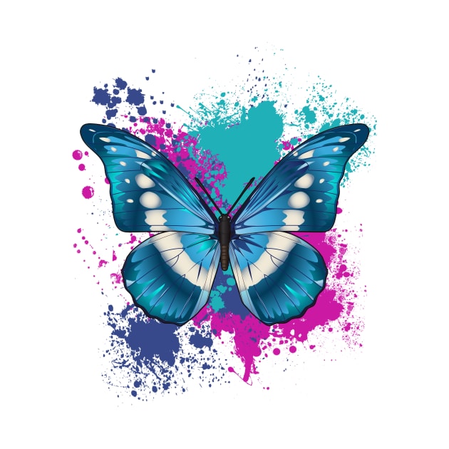 Colorful Butterfly by QW1Nky Shop