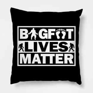 Funny Bigfoot Quotes Squatch, Bigfoot Lives Matter Gift Pillow