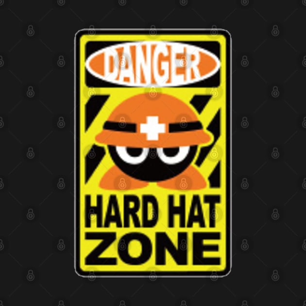 Danger Hard Hat Zone by  The best hard hat stickers 