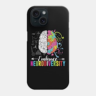 Embrace Neurodiversity Brain Phone Case