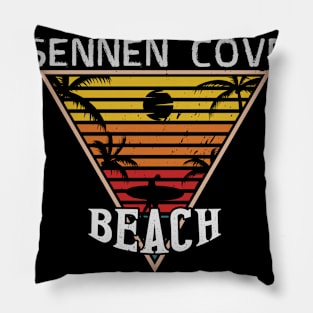 Beach happiness in Sennen Cove Pillow