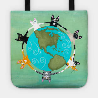 Love the Earth Cats Tote