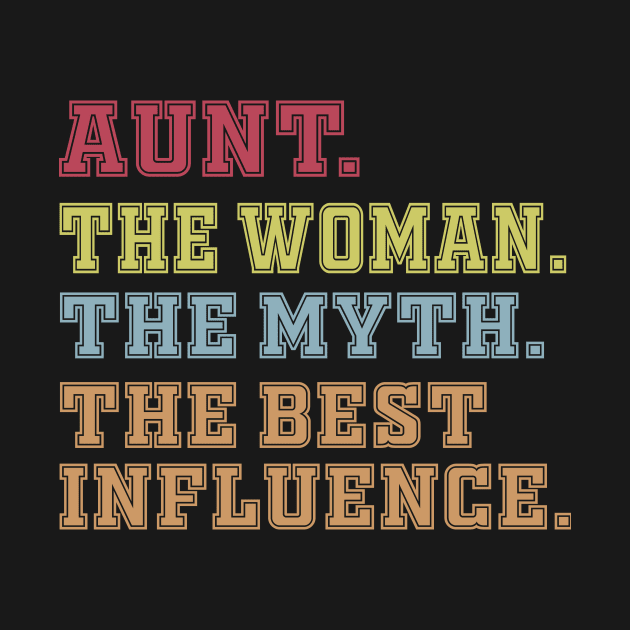 Aunt The Woman The Myth The Best Influence by Work Memes