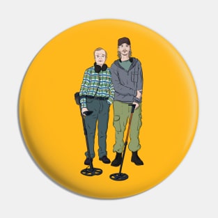 Detectorists - Lance & Andy - DMDC Line up Pin