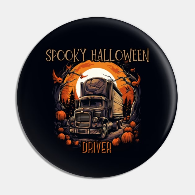 Halloween, Truck Driver Pin by Pattyld