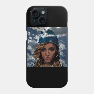 girl hat Phone Case