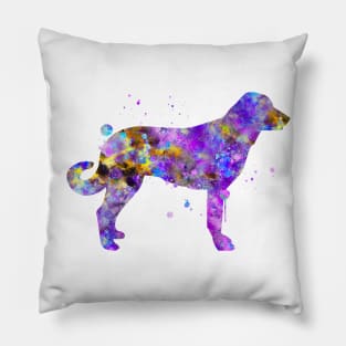 Anatolian Shepherd Dog Watercolor Painting Pillow