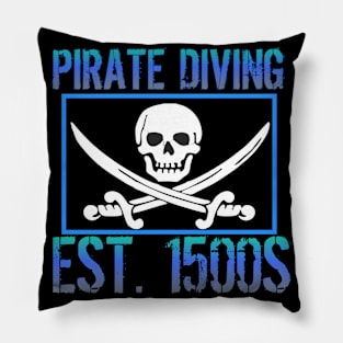 Scuba diving t-shirt designs Pillow