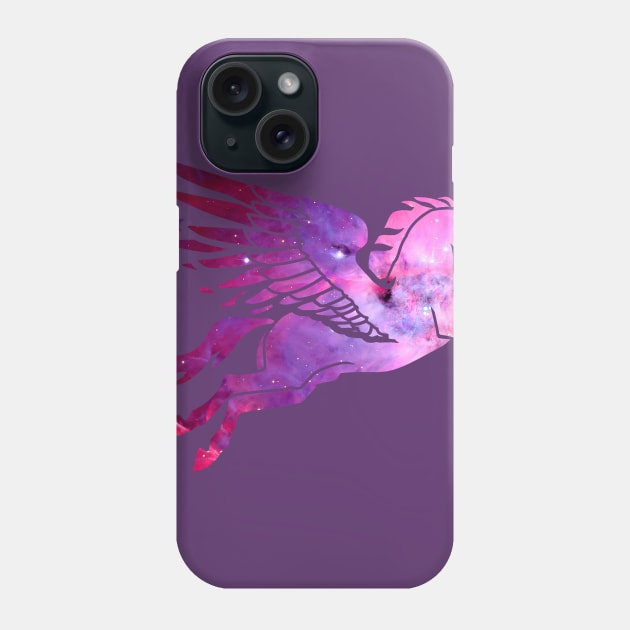 Space Pegasus Phone Case by Elyssiel