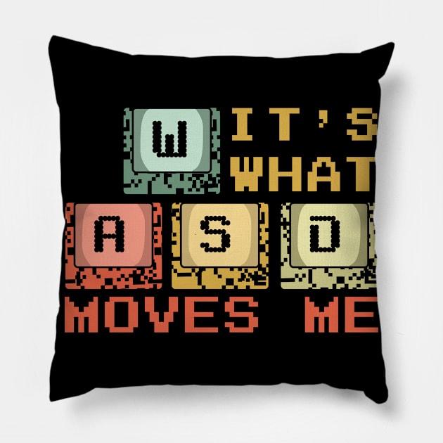 PC Gaming WASD Gamer Mouse Keyboard Pillow by CrissWild