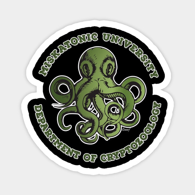 Cthulhu Tee- Cryptozoology Dept. Magnet by KennefRiggles