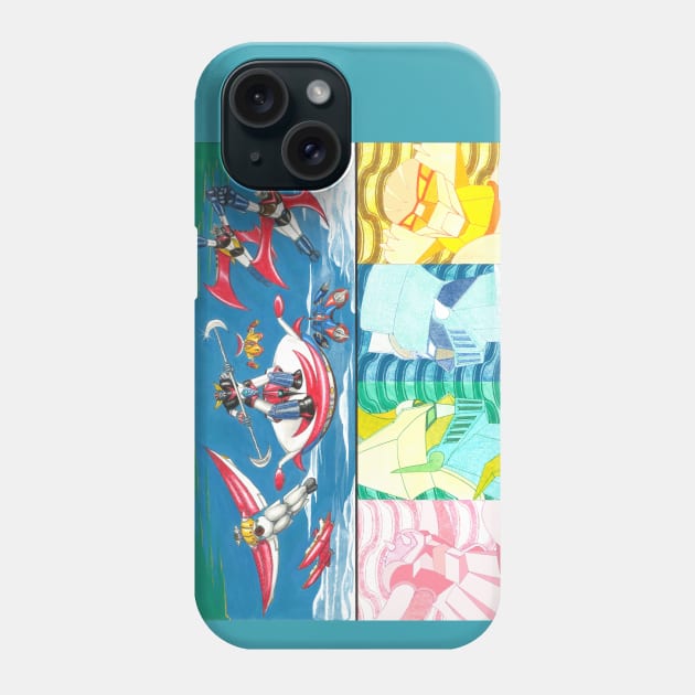 Super Robots Phone Case by CristianoMarzio