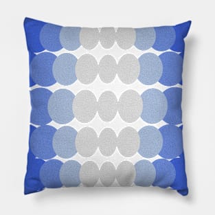 Geometric blue modern pattern Pillow