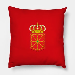 Flag of Navarre, Spain Pillow