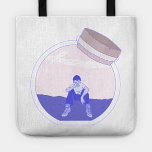 My Little Sea of Tears | Thoughtful Boy | Not Hamlet Design Tote