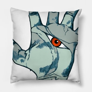 Eye on my palm Pillow