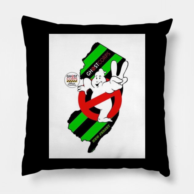 GCNJ logo Pillow by GCNJ- Ghostbusters New Jersey