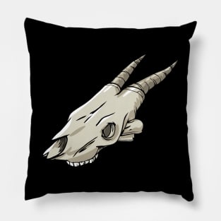 goat skull Pillow