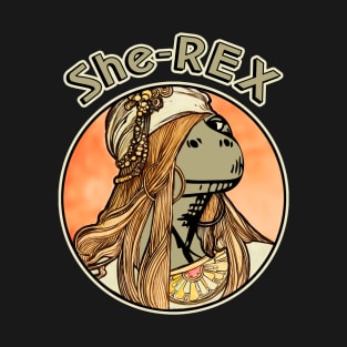 She-REX Transvestite T-rex T-Shirt