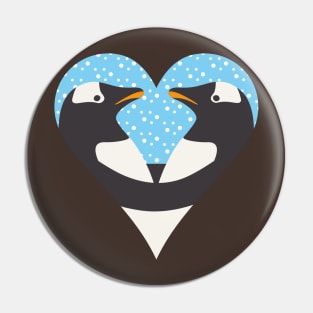 Penguin Lovers Snow Edition Pin