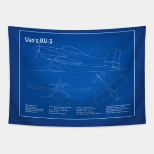 Van’s RV-3 - Airplane Blueprint - AD Tapestry
