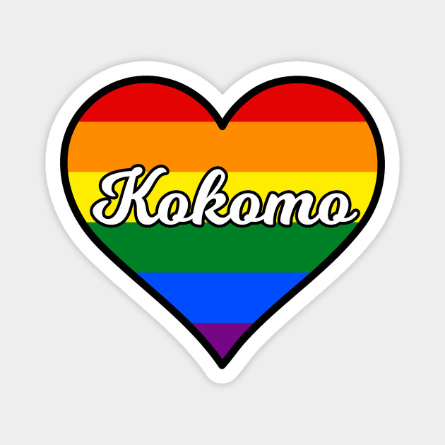 Kokomo Indiana Gay Pride Heart Kokomo Indiana TeePublic