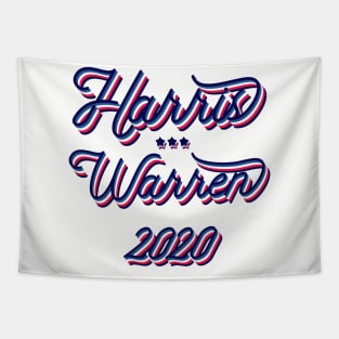 Kamala Harris and Elizabeth Warren joint ticket. A dream Presidential ticket. Tapestry