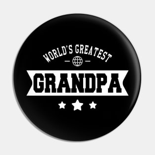 Grandpa - World's Greatest Grandpa Pin