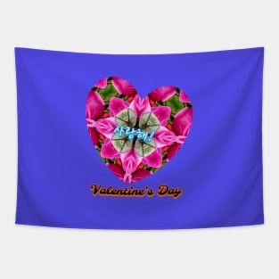 Valentine's Day pink rose pattern. Tapestry