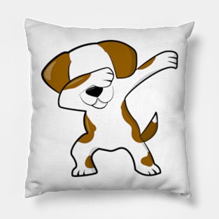 Dabbing dog Pillow