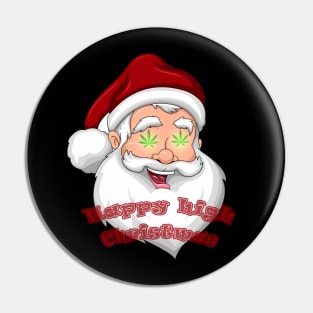 Santa Claus got high Christmas gift Pin