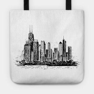 Chicago Skyline Tote