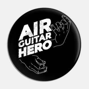 Air Guitar Hero Pin